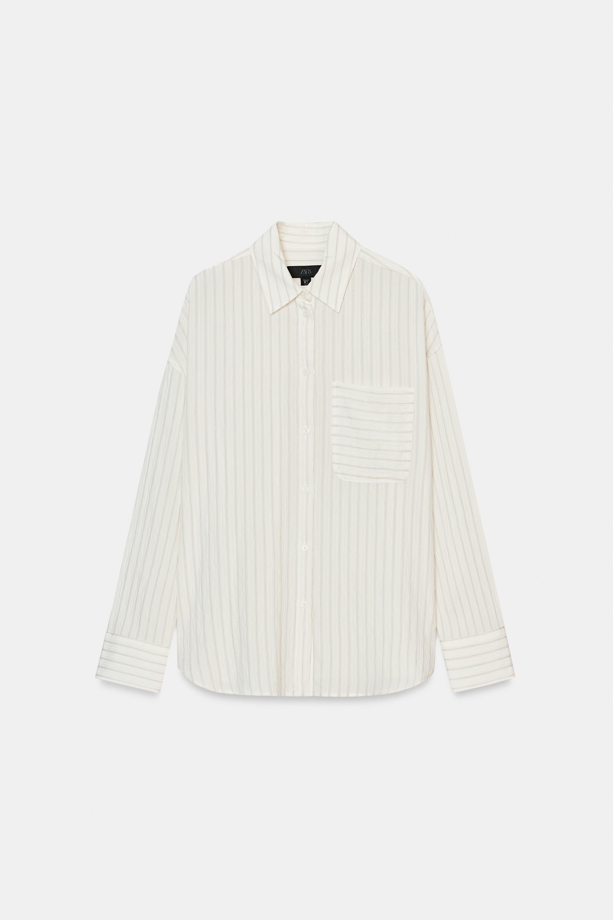 ZW COLLECTION FLOWY STRIPED SHIRT